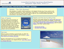 Tablet Screenshot of annualrentals.com